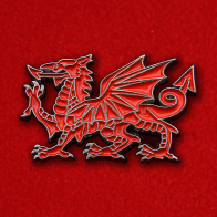 Значок "Валлийский дракон И-Драйг Гох"