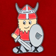Значок викинга "Дания"