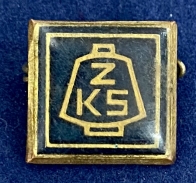 Значок ZKS покрытый эмалью