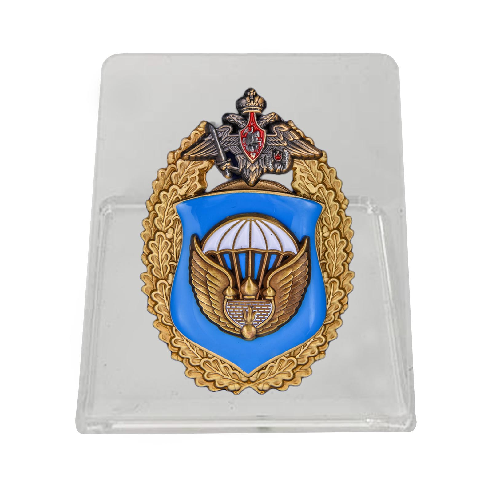 Знак "106-я гвардейская воздушно-десантная дивизия ВДВ" на подставке