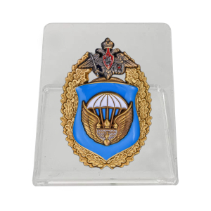 Знак "106-я гвардейская воздушно-десантная дивизия ВДВ" на подставке