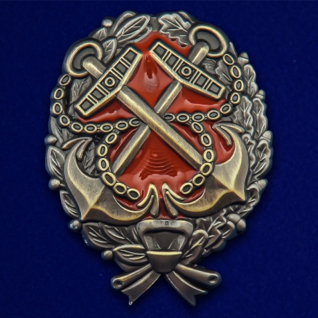 Знак Красного командира РККФ 1917-1918 на подставке