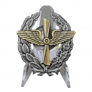Знак Красного военного лётчика РККА 1917-1918 на подставке