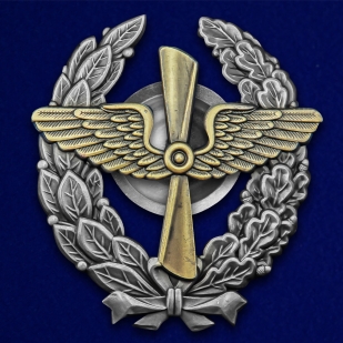 Знак Красного военного лётчика РККА на подставке