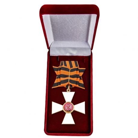 Знак ордена Св. Георгия 1-й степени - в футляре