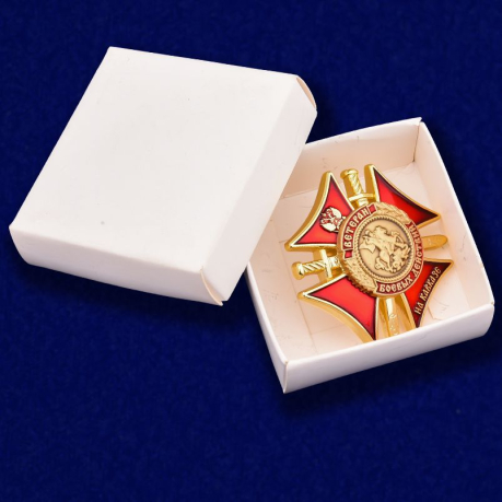 Крест Ветеран боевых действий на Кавказе - в коробке