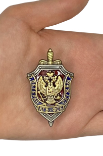 Нагрудный знак Ветеран службы КГБ-ФСБ