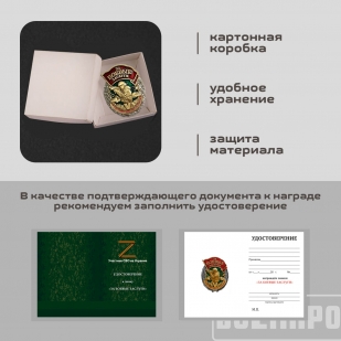 Знак "За боевые заслуги"