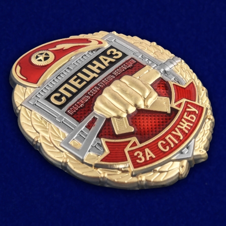 Знак За службу в Спецназе Росгвардии в наградном футляре